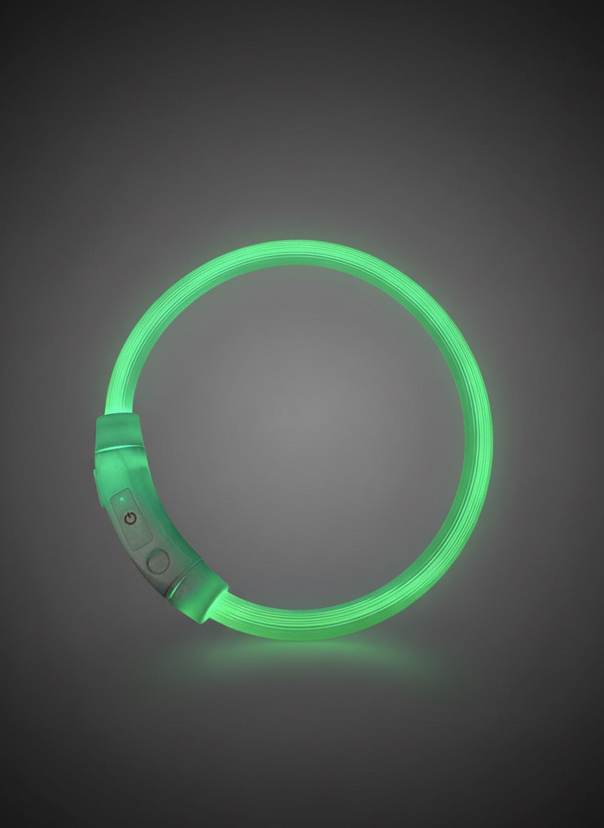 Glow Guard Halo Collar USB Rechargeable LED Light