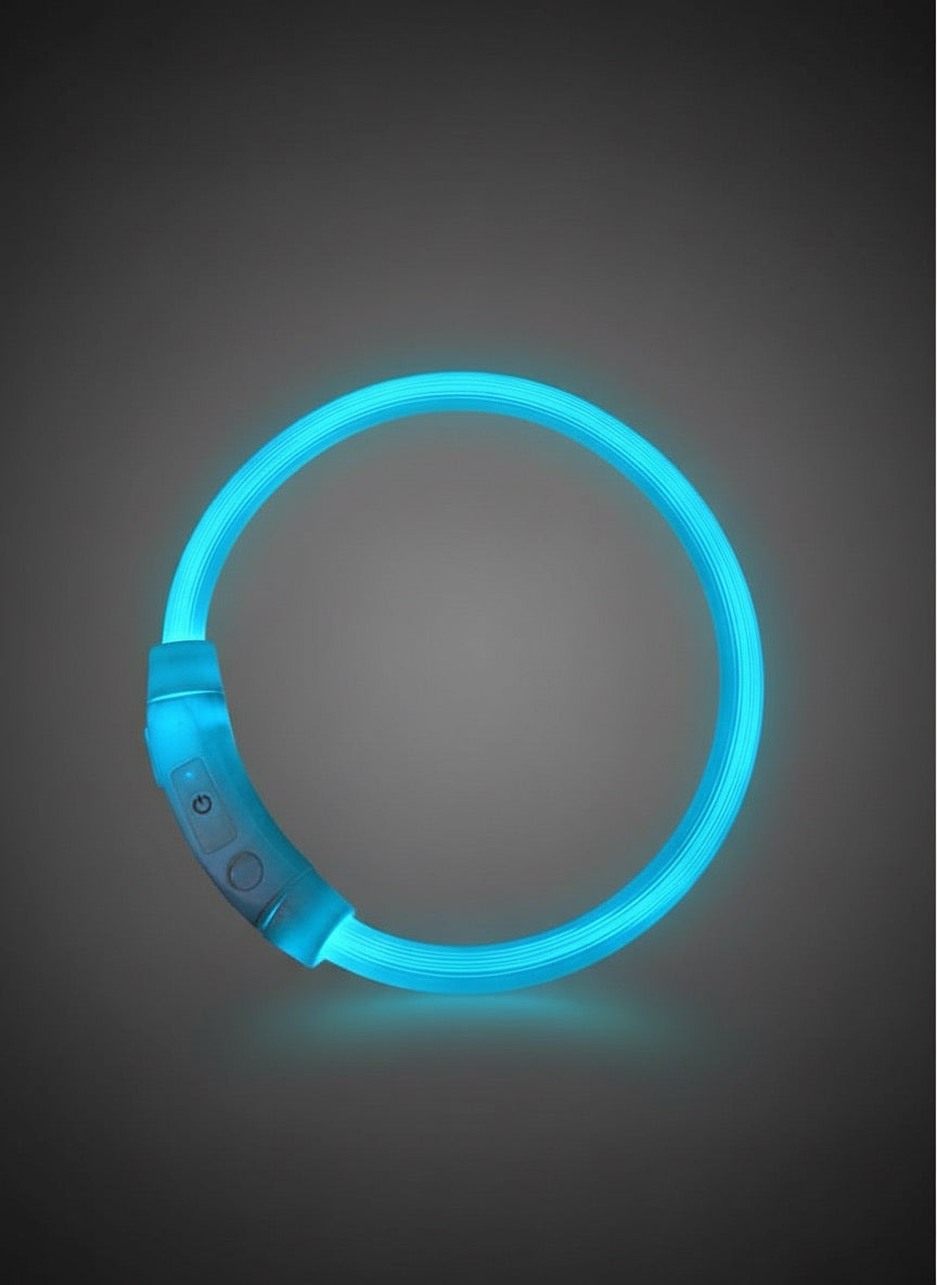 Glow Guard Halo Collar USB Rechargeable LED Light